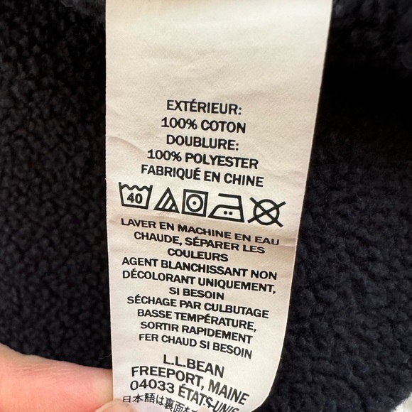 L.L.Bean Fleece Lined Button Down Flannel Shirt - Picture 4 of 5